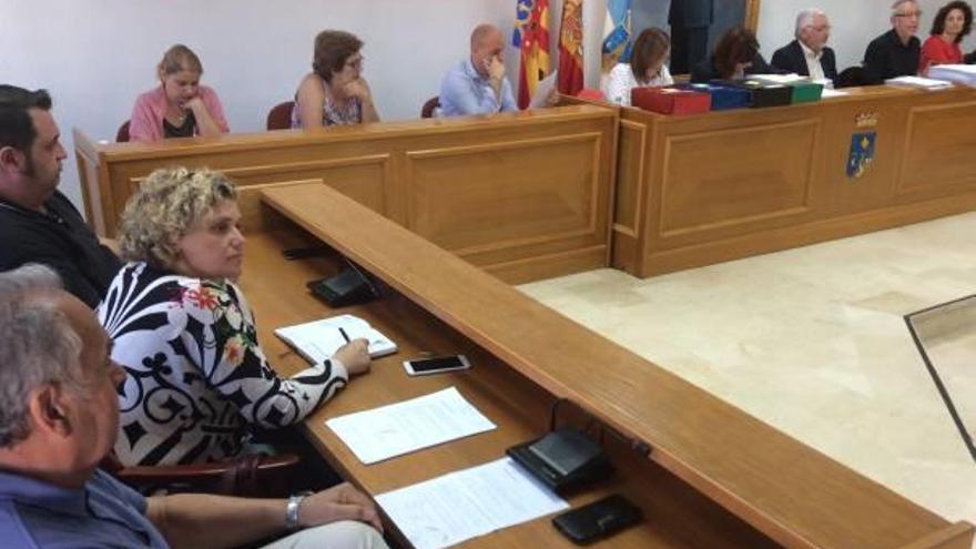 Imagen de ayer del pleno del Ayuntamiento de Torrevieja.