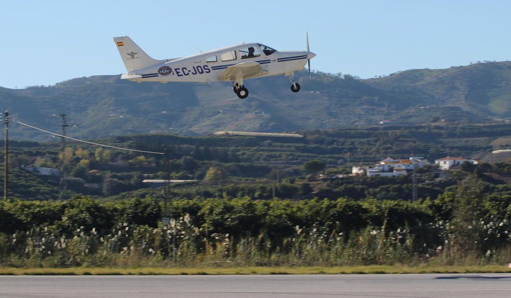 Así es en el aeródromo de la Axarquía