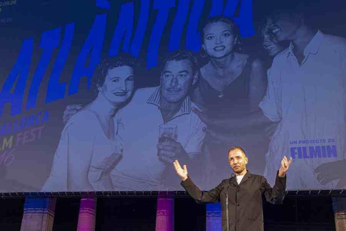 Jaume Ripoll, durante la inauguración del Atlàntida.