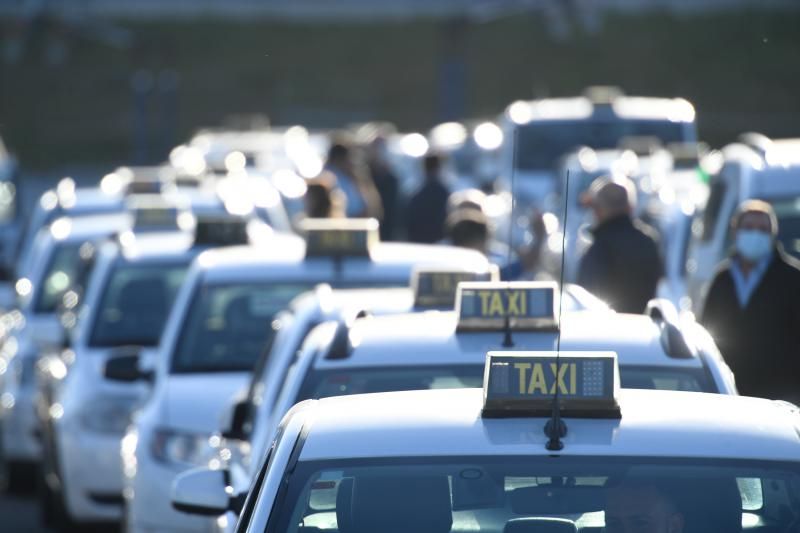 Concentración Taxistas por la regulación de días libres