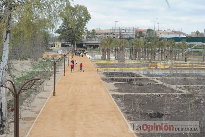 Alameda del Malecón: el entorno urbano del Segura estrena nuevo espacio verde