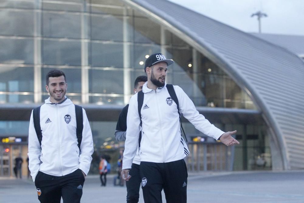 El Valencia ya está en Sevilla para el partido contra el Betis