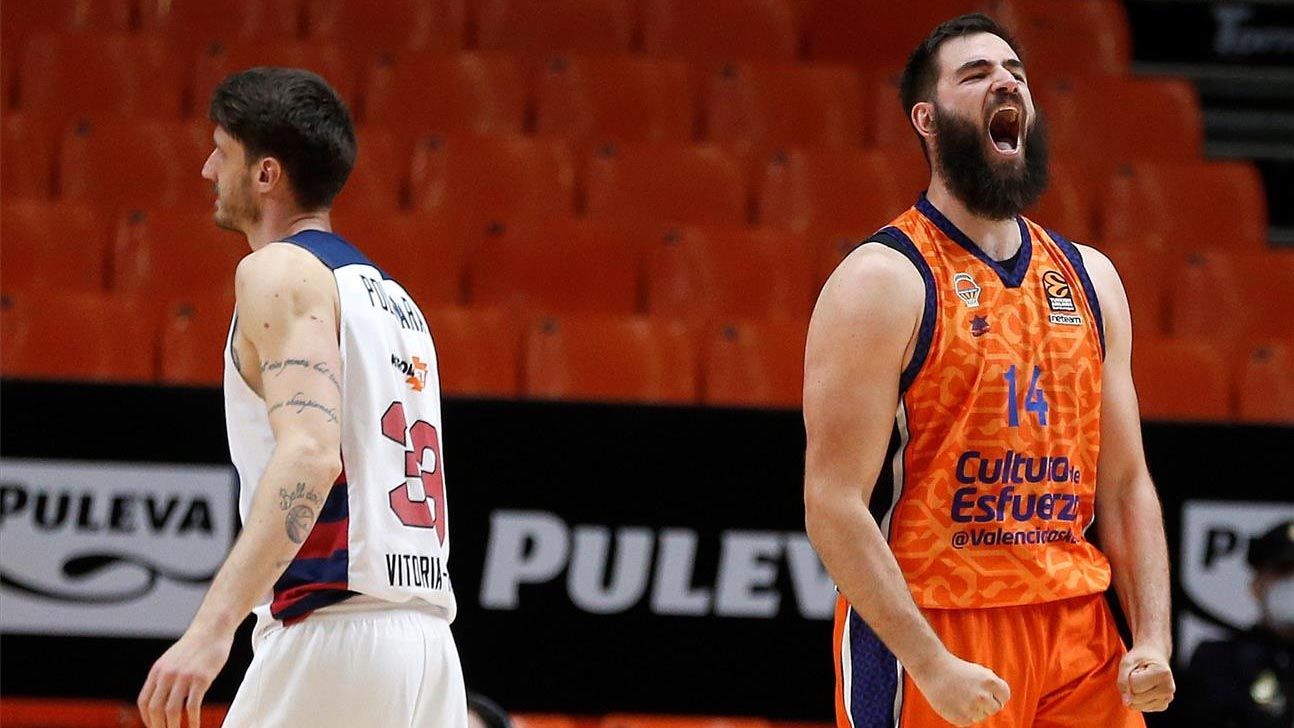 El Valencia sonrió y el Baskonia lloró