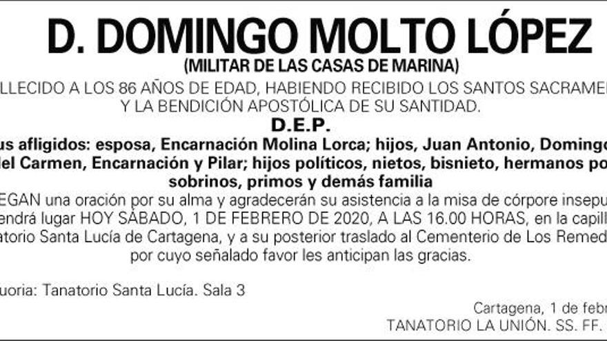 D. Domingo Moltó López