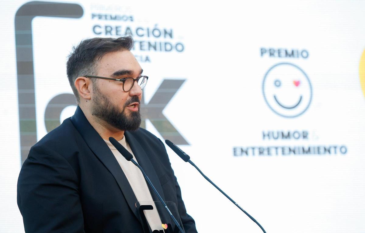 Benja Serra, premiado en la categoría Humor &amp; Entretenimiento.