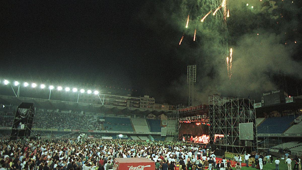 Concierto "Noite do Celta" en Balaídos para celebrar el 75º aniversario del club en 1998
