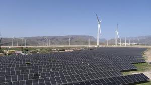 Energía fotovoltáica y eólica en Gran Canaria.