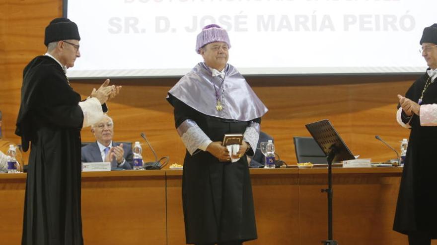 Jesús Rodríguez, José María Peiró y Jesús Pastor en la UMH.