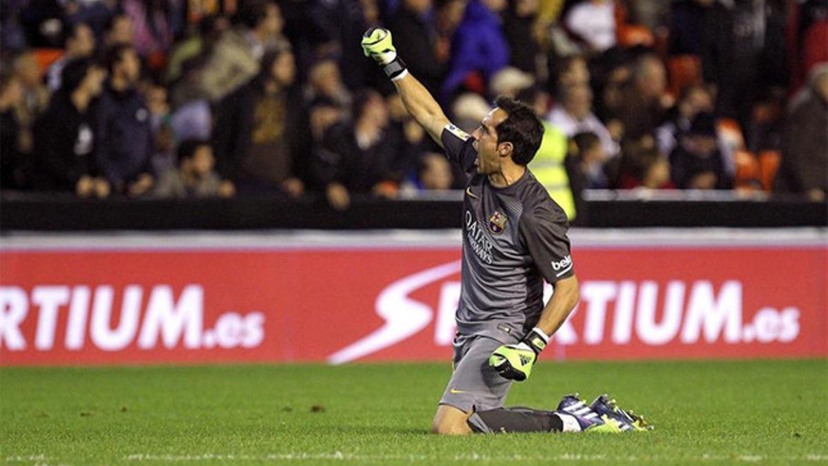 Claudio Bravo solo ha encajado 9 goles en los 19 primeros partidos de Liga