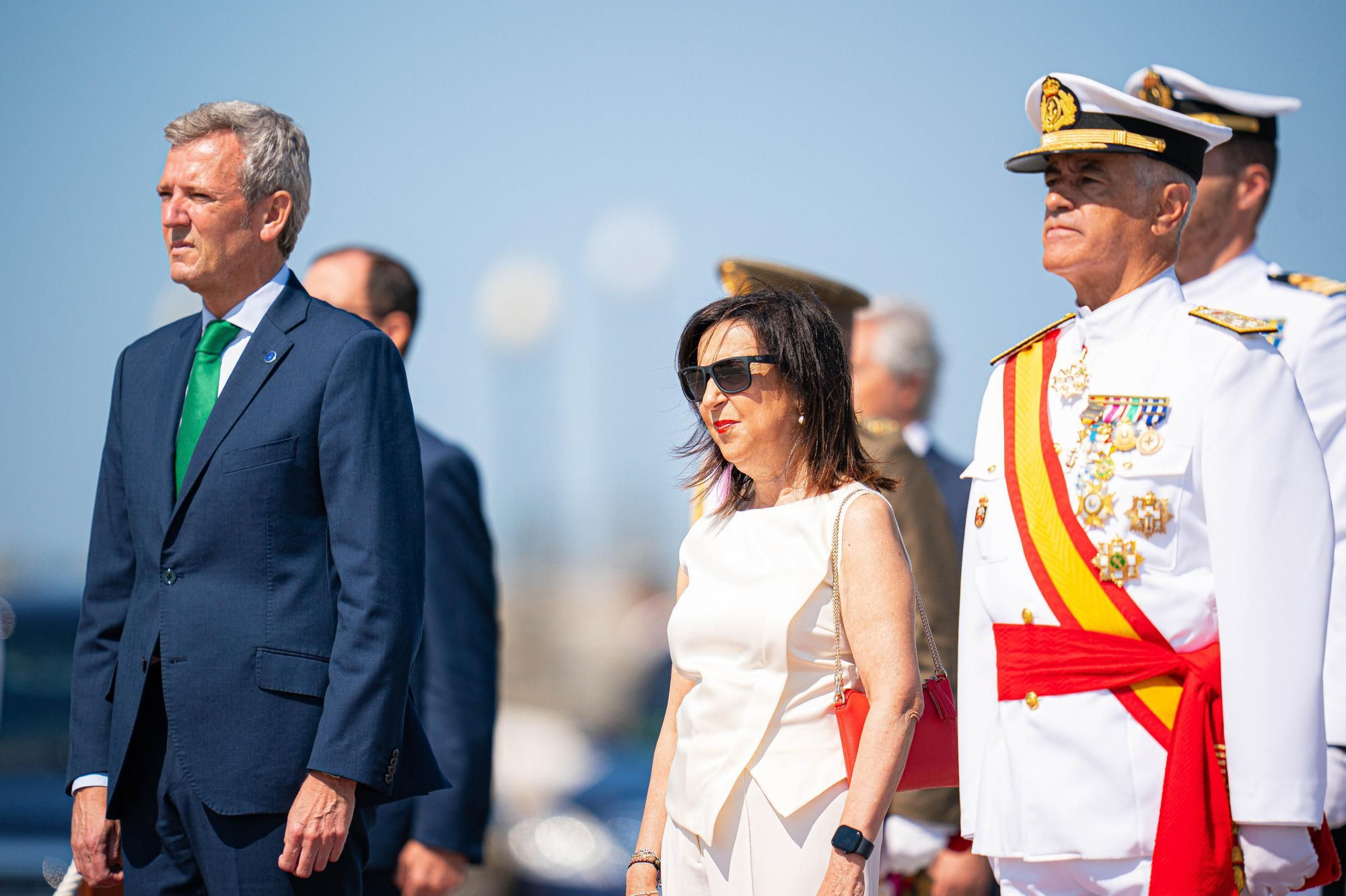 Leonor recibe de manos de Felipe VI la Gran Cruz del Mérito Naval en Marín