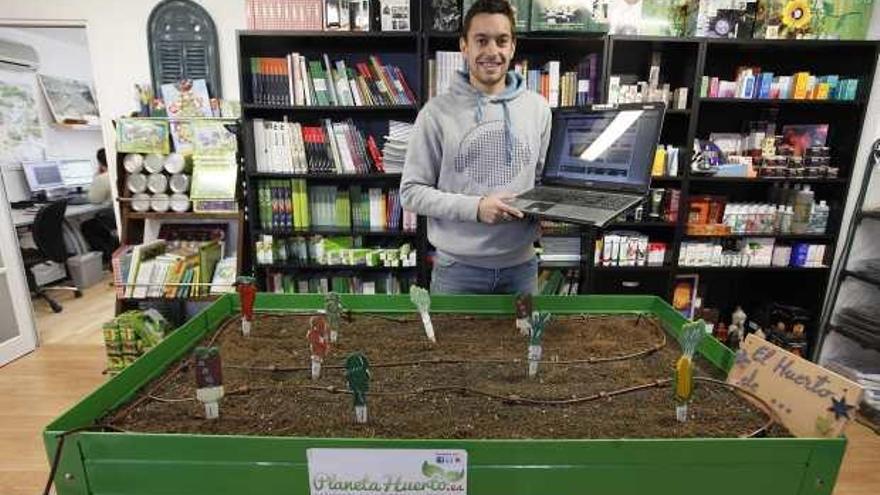 Pablo Sánchez, fundador junto a su hermano de la empresa, en Sant Joan d&#039;Alacant.