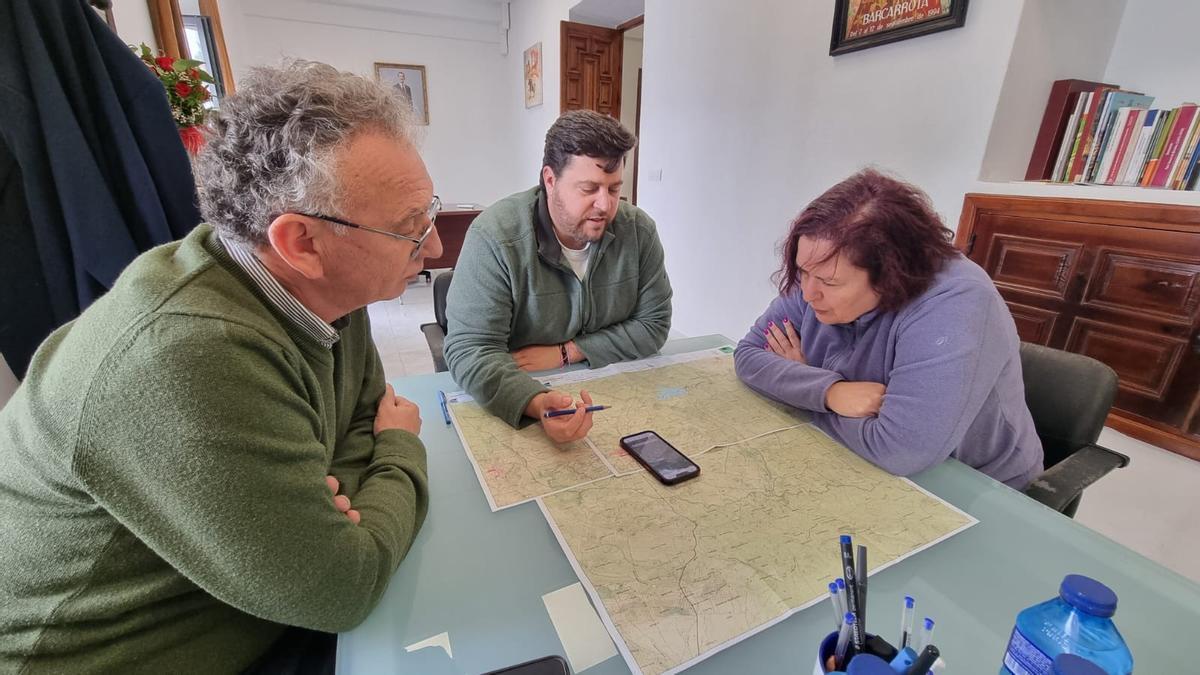 El Gobierno visita las zonas afectadas por el temporal en Extremadura