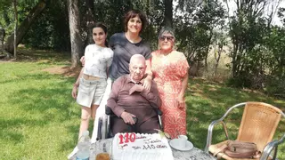 Jesús Redondo, el hombre más longevo de Extremadura, cumple 110 años