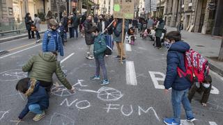 Una protesta corta calles para pedir entornos escolares seguros