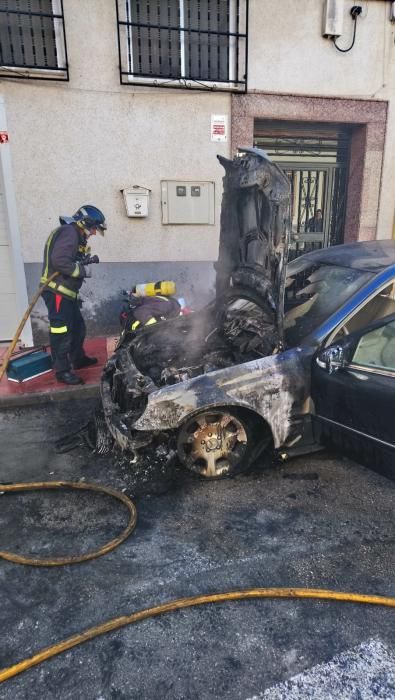 Pillado cuando quemaba coches en Alcantarilla