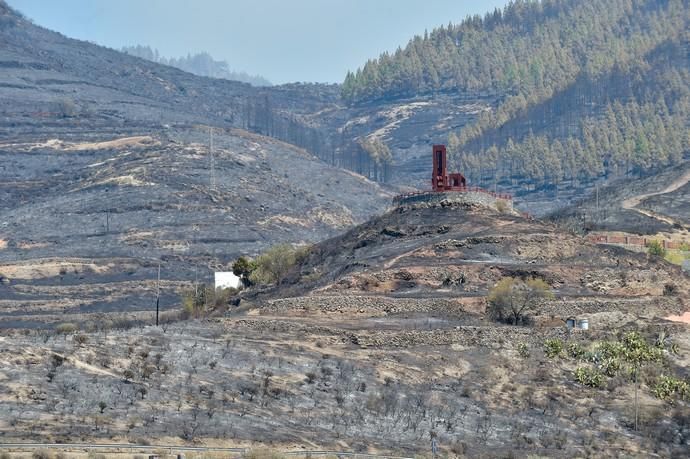 11-08-2019 Artenara. Segundo día del incendio en la cumbre  | 11/08/2019 | Fotógrafo: Andrés Cruz