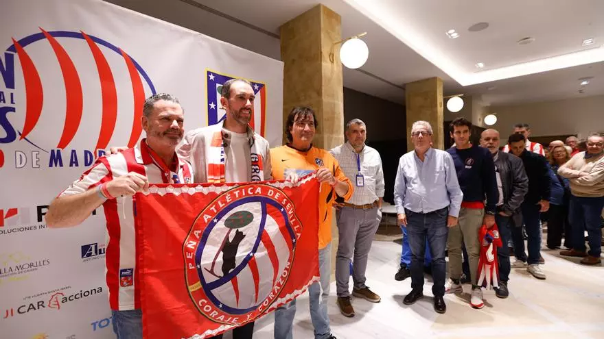 Córdoba acoge a las peñas de Atlético de Madrid