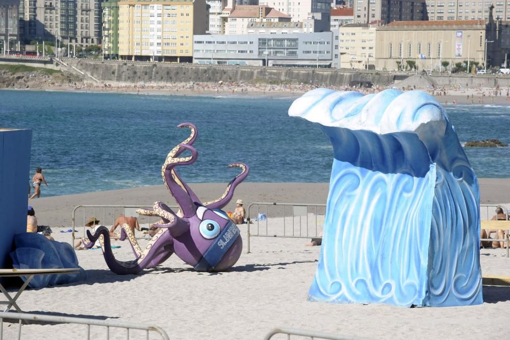 San Juan A Coruña 2016 | La falla toma forma en Ri