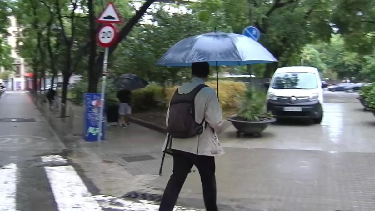 Lluvia en Barcelona