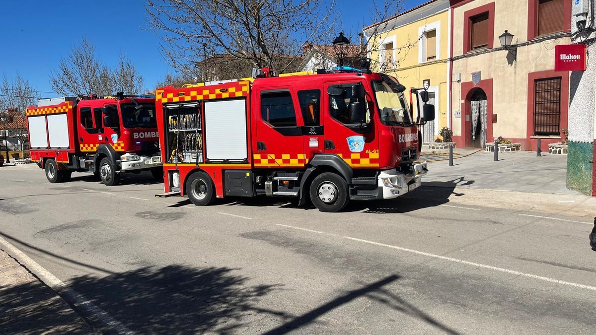 Vídeo | Incendio de una vivienda en la localidad cacereña de Robledollano