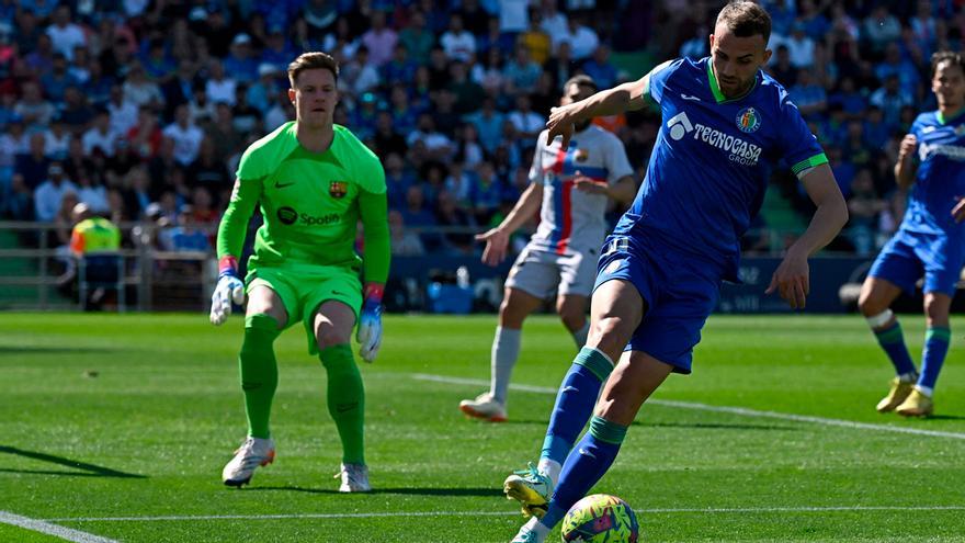 Getafe - FC Barcelona: La ocasión de Mayoral