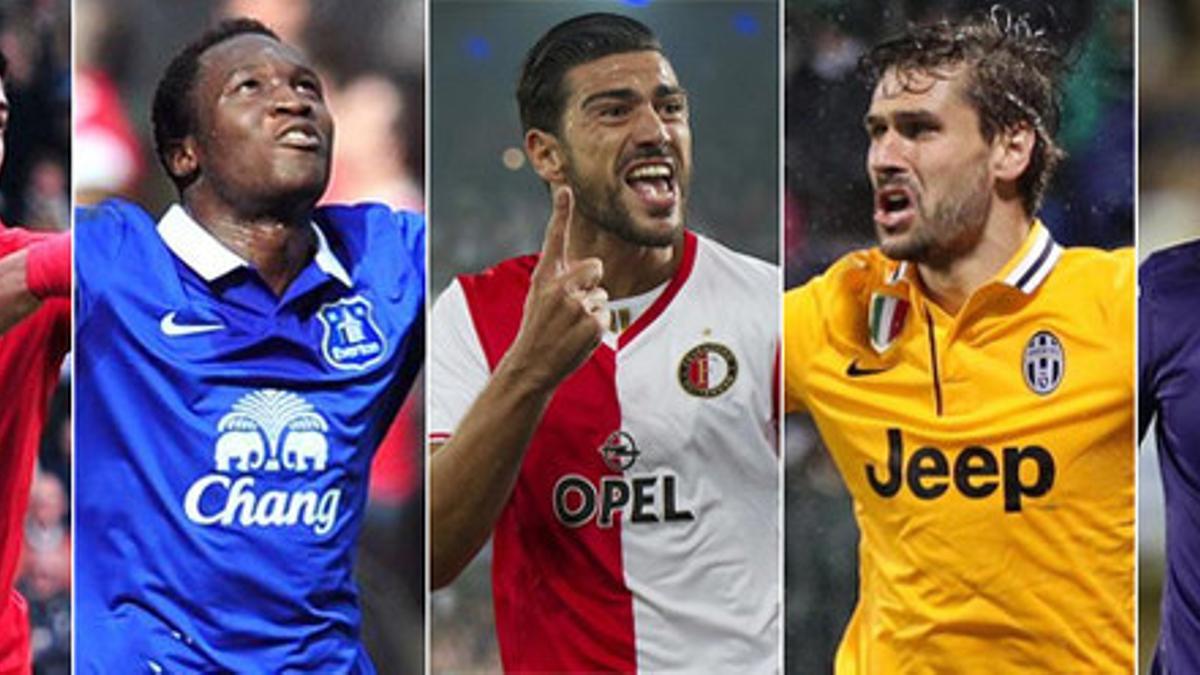 Luis Suárez, Lukaku, Pellè, Llorente y Mario Gómez, opciones para el Barça