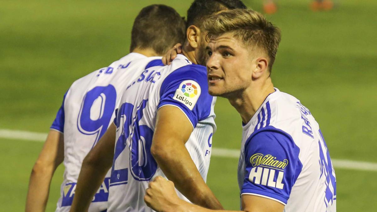 Raúl Guti, con el Zaragoza.