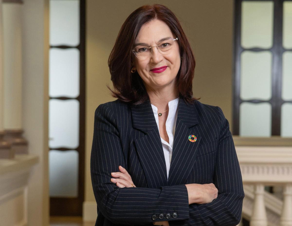 La presidenta de la Comisión Nacional de los Mercados y la Competencia (CNMC), Cani Fernández.