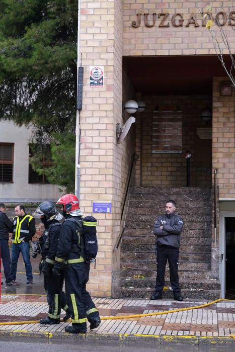 Incendio en los Juzgados de Ibiza