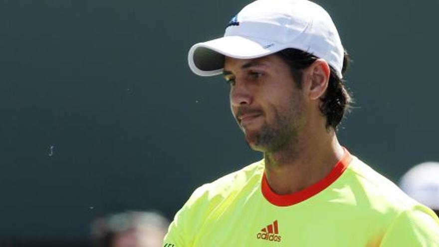 Fernando Verdasco, eliminado en Indian Wells.