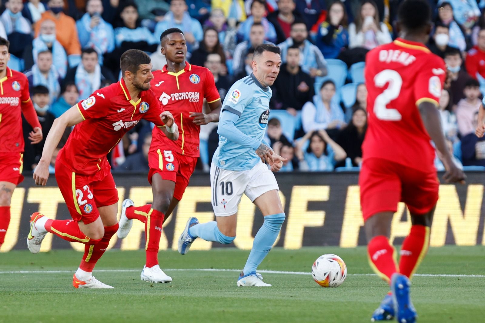 El Celta-Getafe, en imágenes