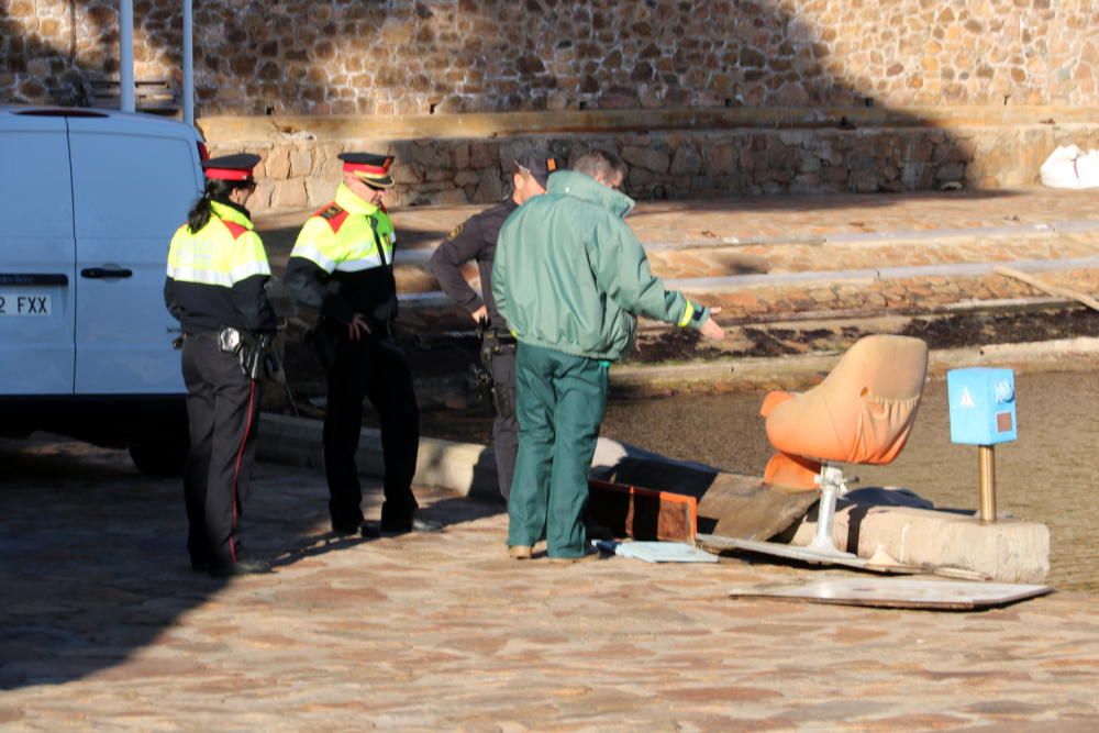 Recerca d'una embarcació a Begur