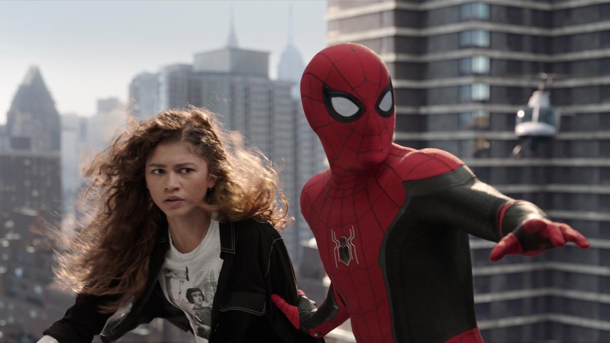 Zendaya y Tom Holland en Spider-Man