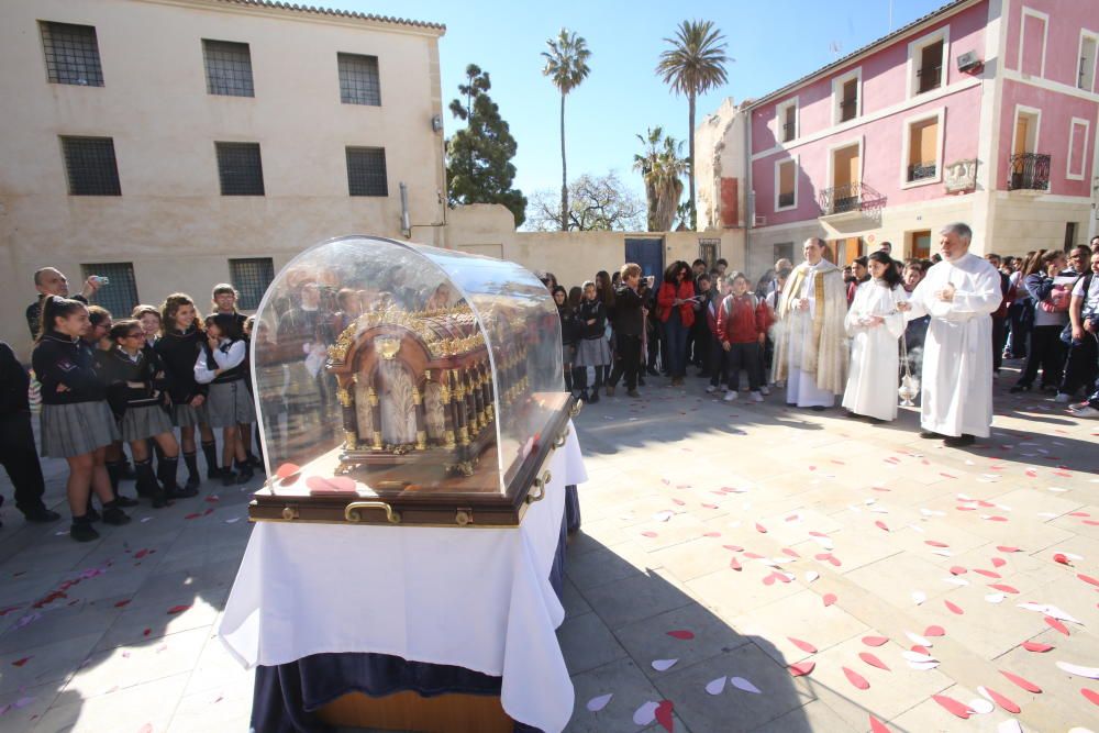 Las reliquias de Santa Teresa del Niño Jesús ya están en el monasterio de Santa Faz.