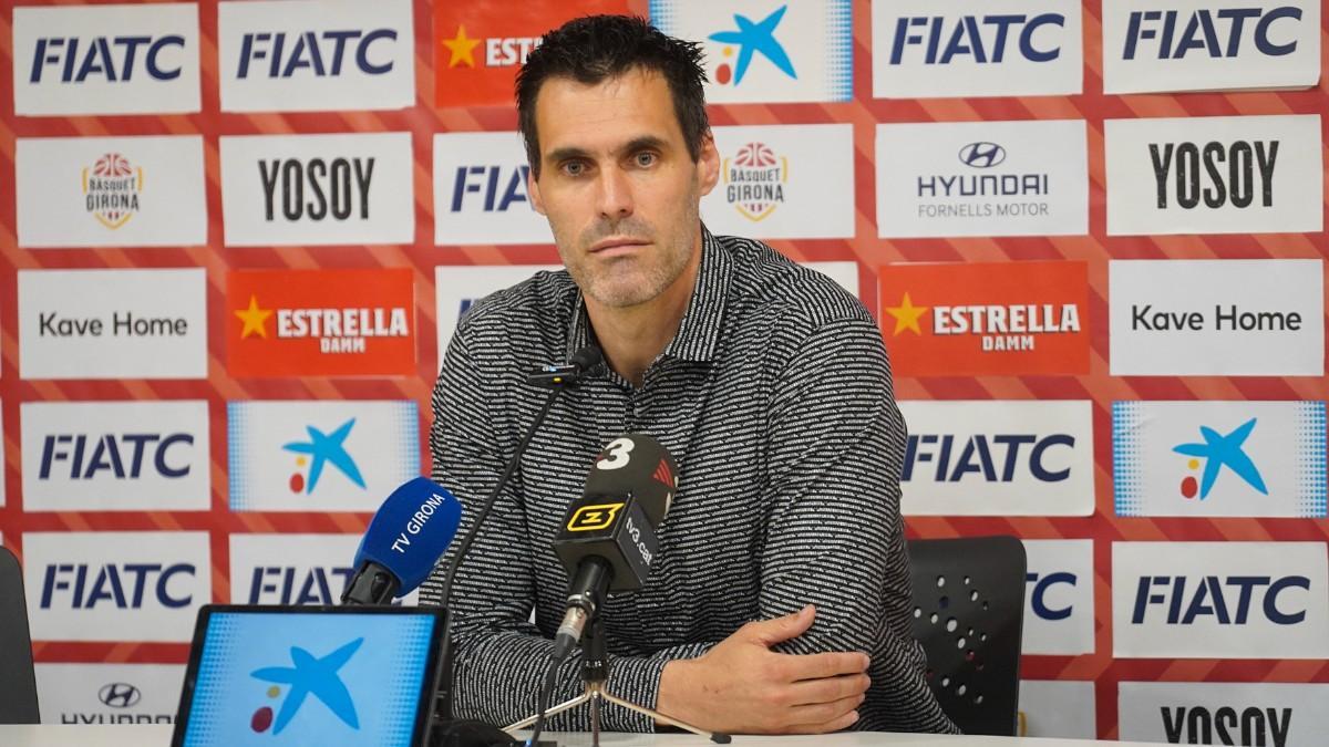 Fernando San Emeterio, en su presentación como director deportivo del Bàsquet Girona