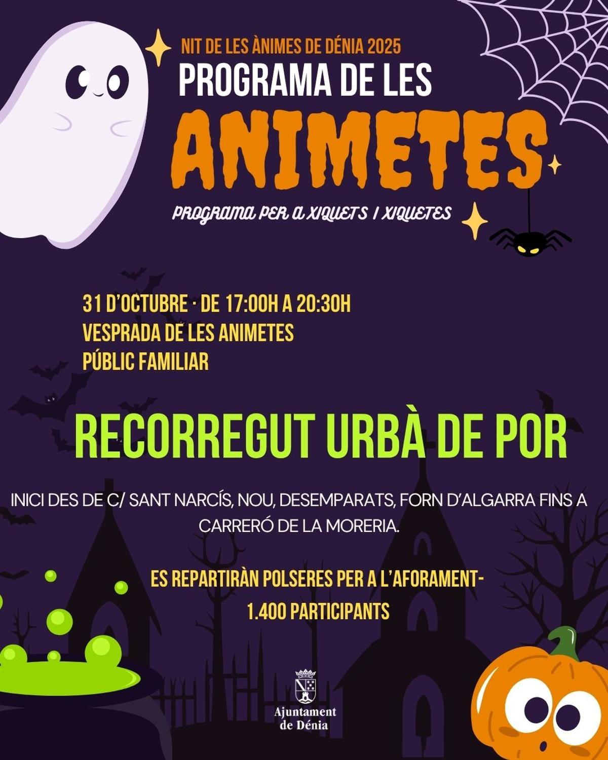 Cartel del recorrido urbano