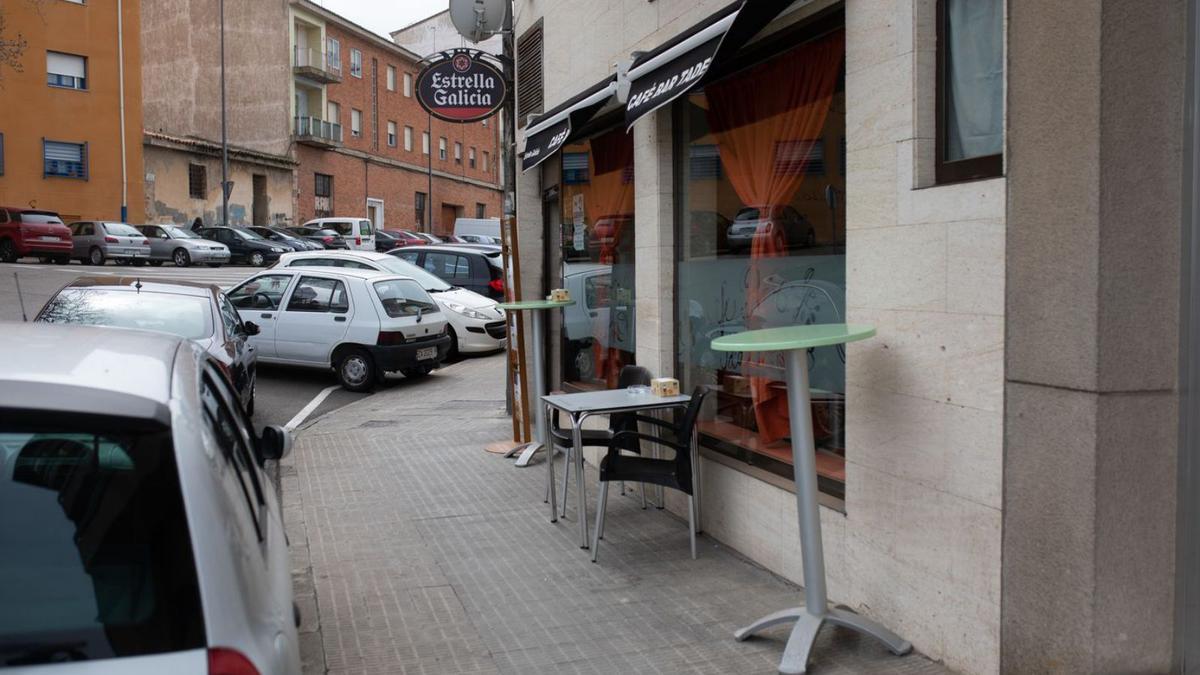 El bar Tadeo, en la calle Guardia Civil.