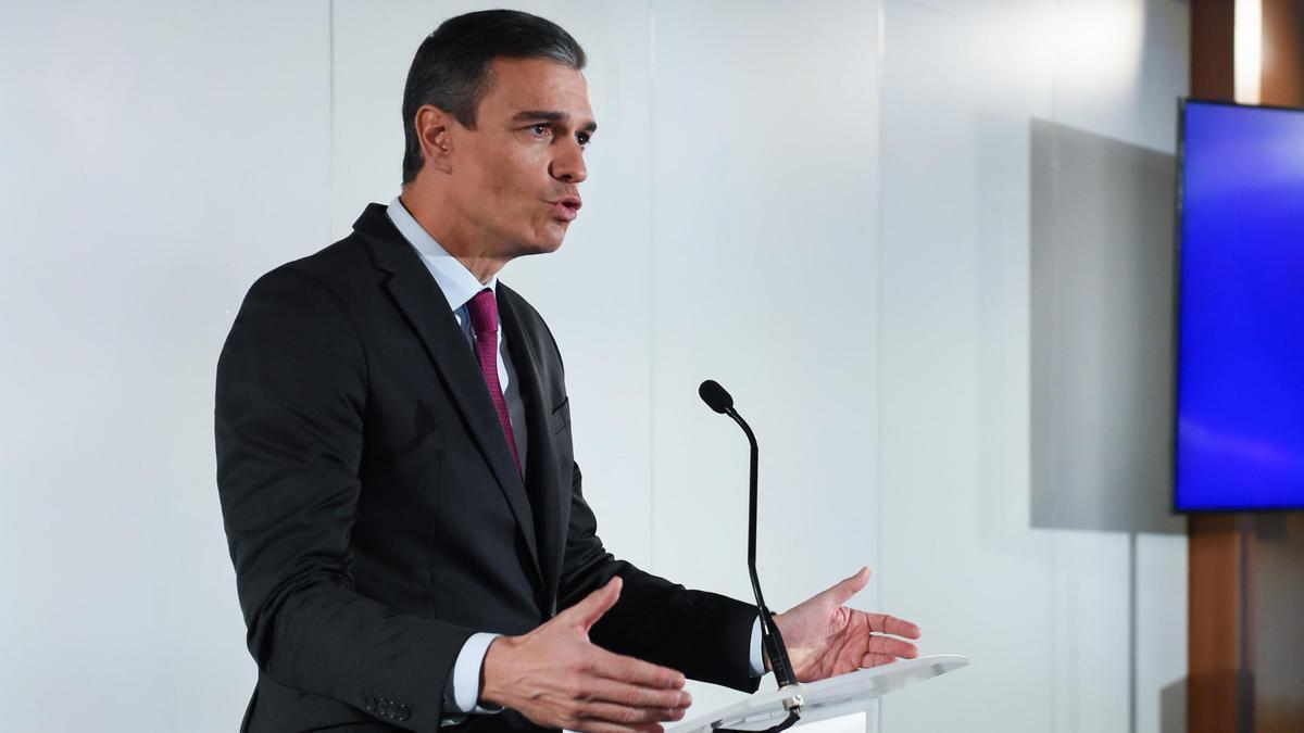 El presidente del Gobierno, Pedro Sánchez.