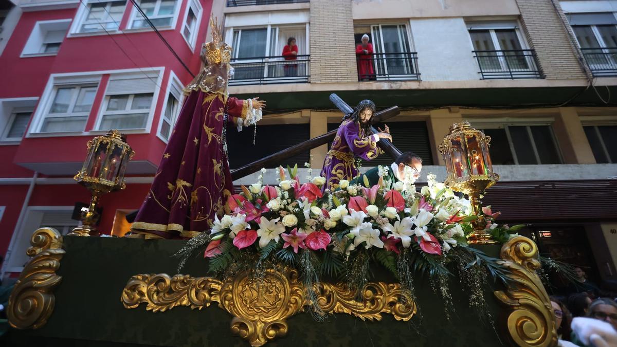 Procesiones de la tarde del Domingo de Ramos en Alicante