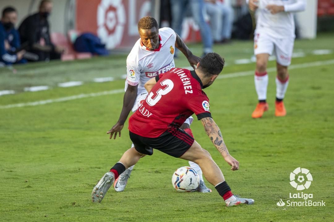 Mirandés-Mallorca: Los bermellones dan por bueno el empate