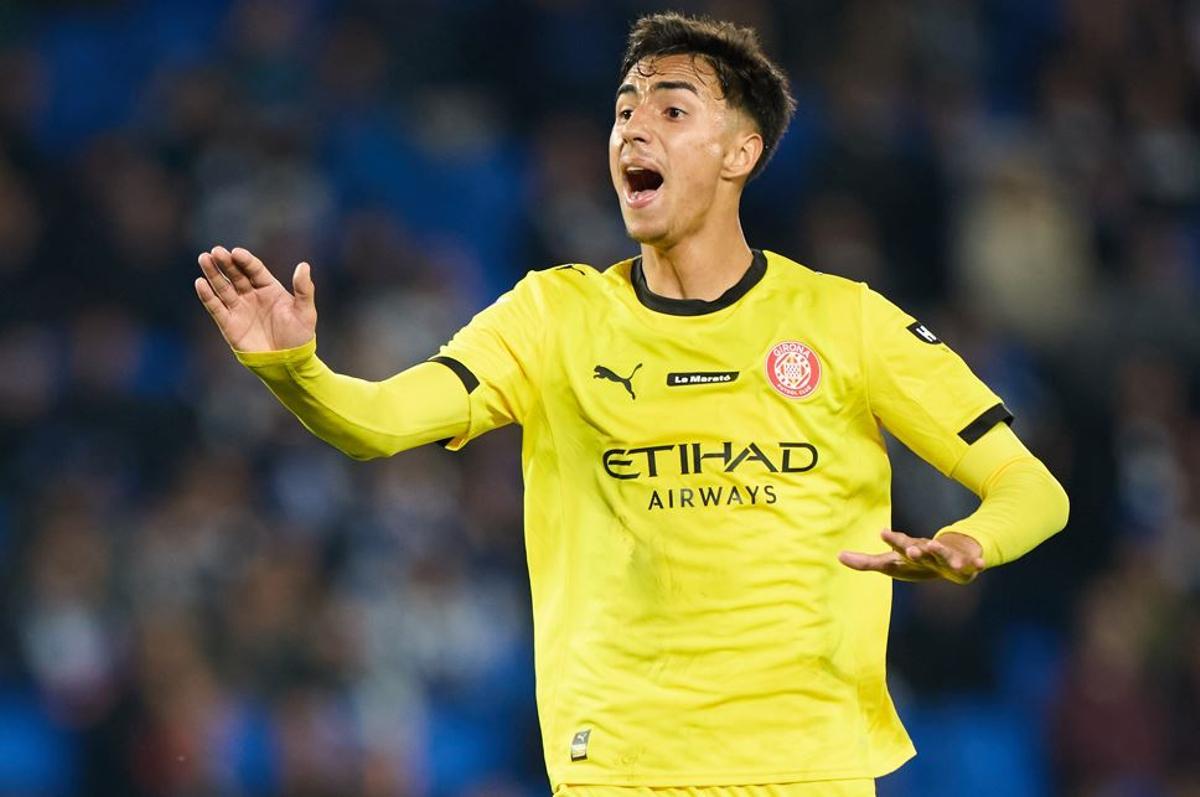 Vitor Reis, en un partit amb el Girona.