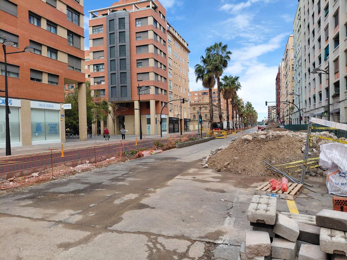 Obras en Giorgeta y Pérez Galdós