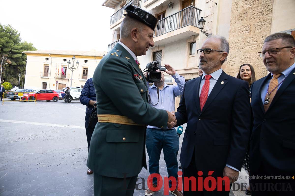 Celebración de la patrona de la Guardia Civil en Caravaca