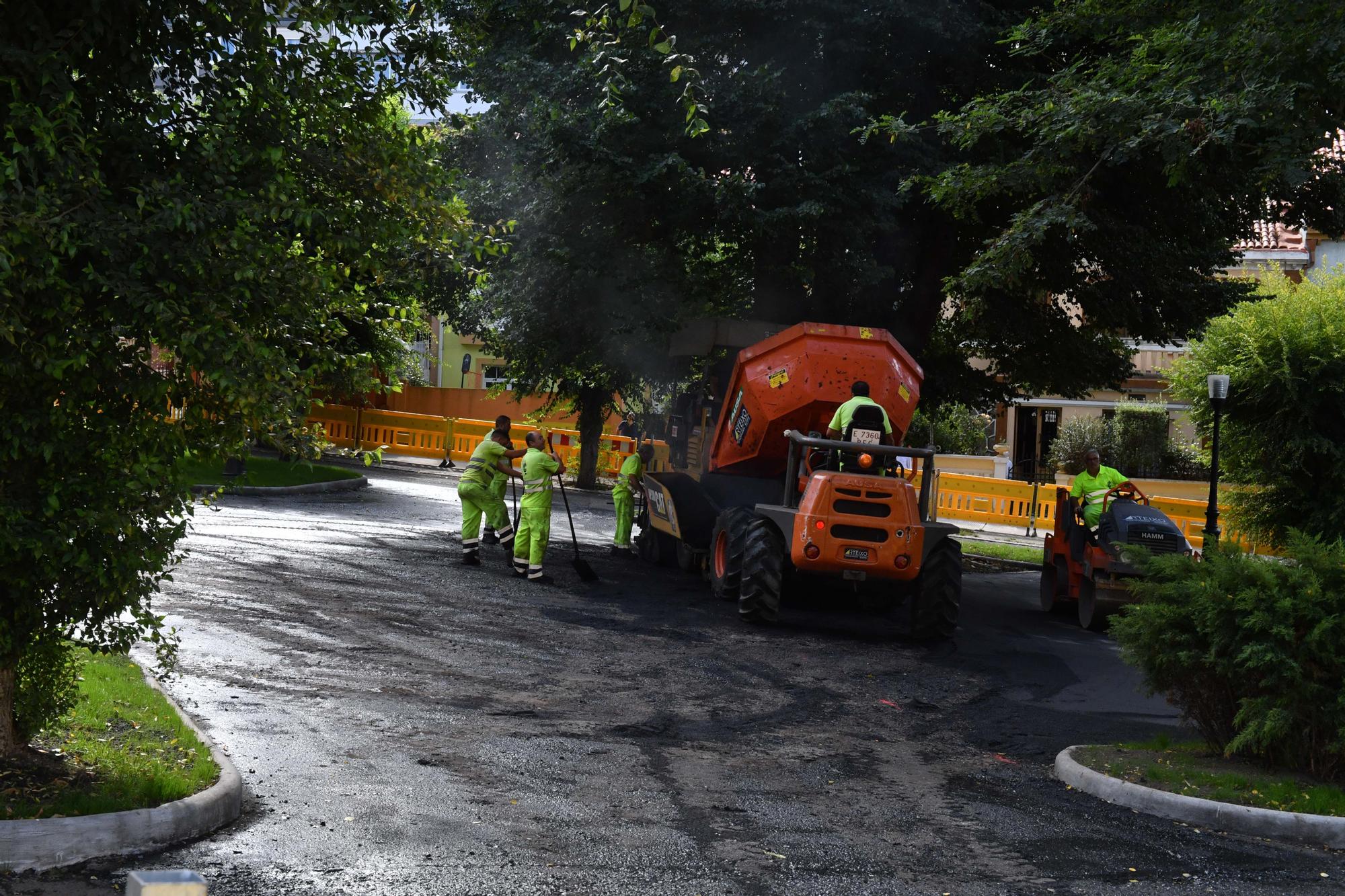 Avanzan las obras de mejora en el Campo de Marte