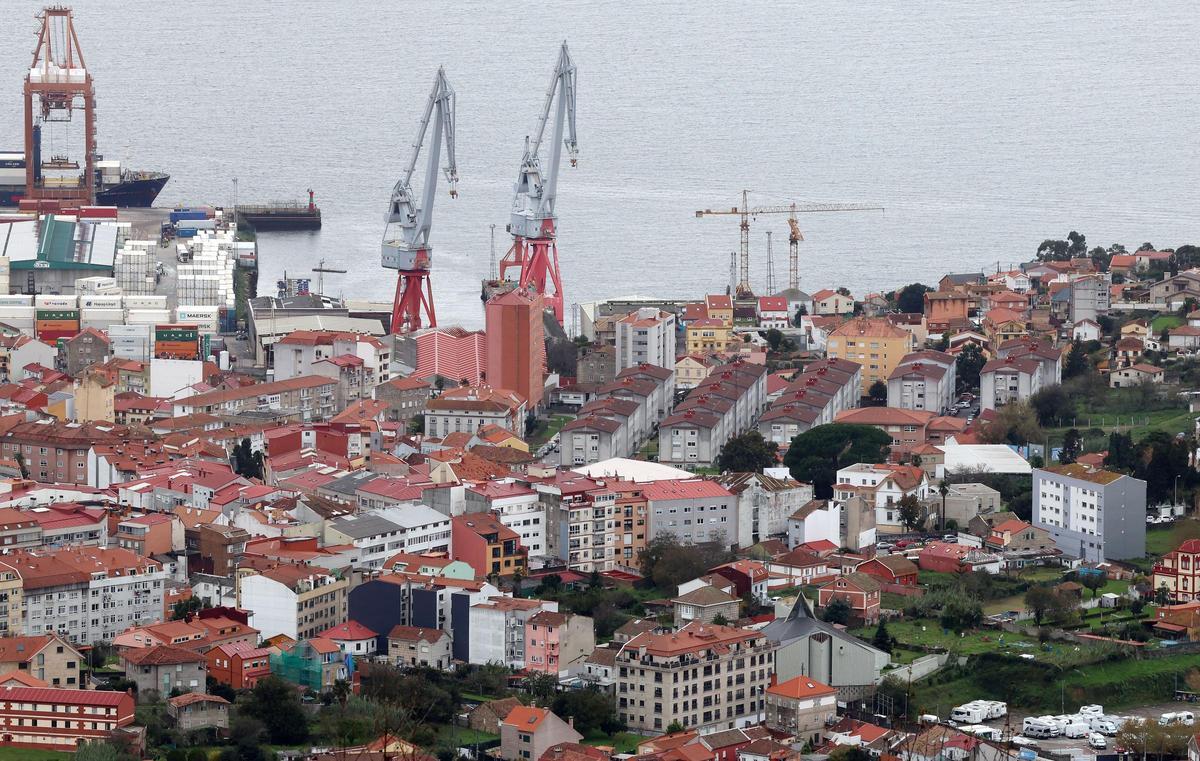 Vista  de Vigo