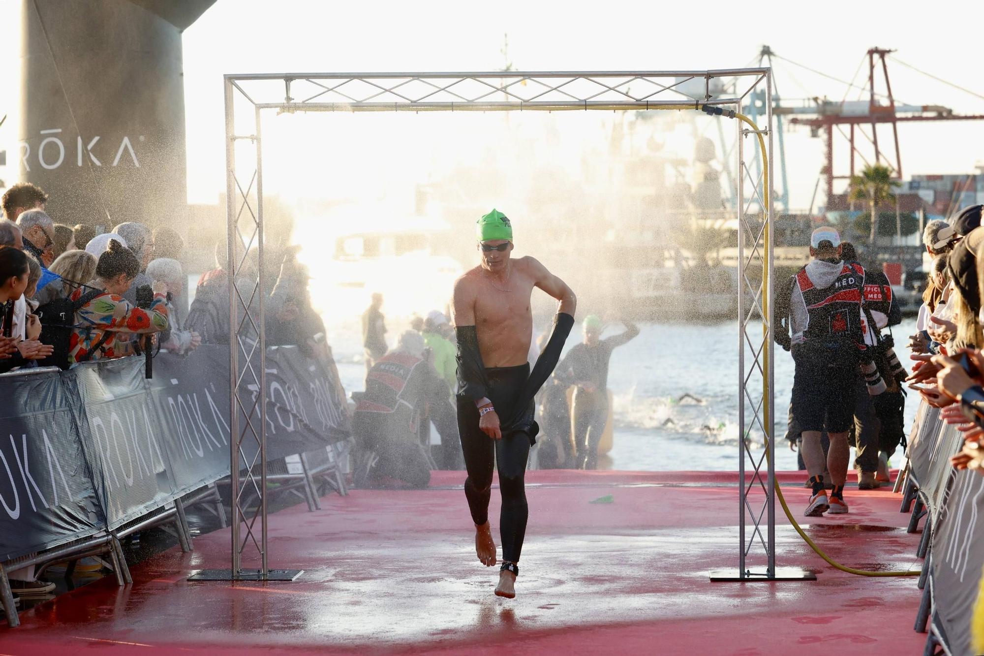 Las imágenes del Ironman 70.3 en Valencia