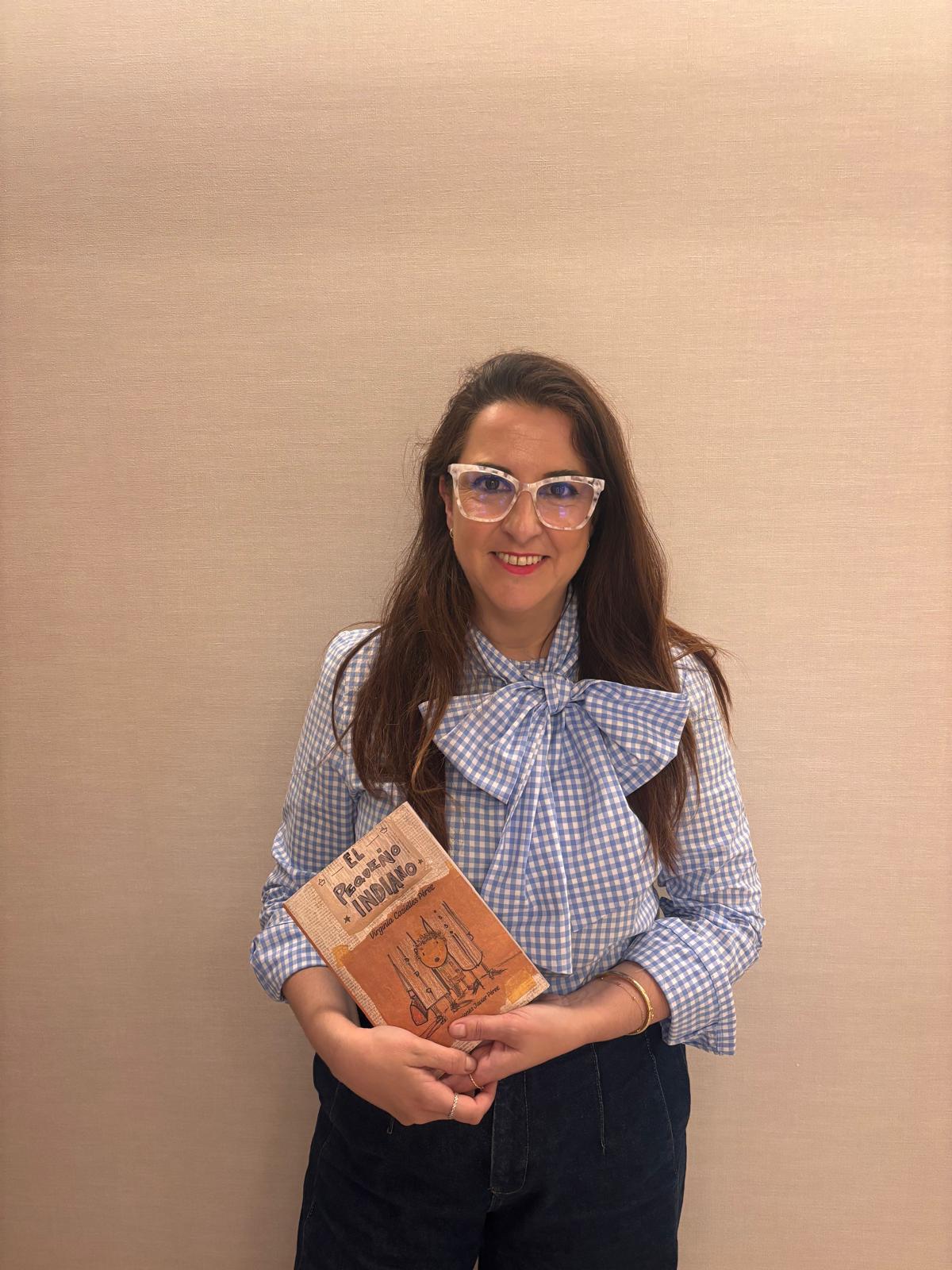 Virginia Casielles con "El pequeño indiano"