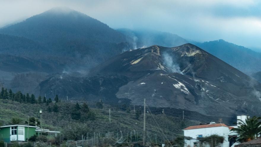 Calma en el volcán de La Palma