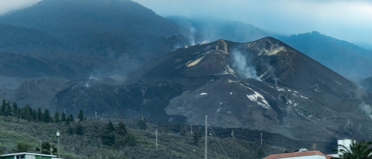 Calma en el volcán de La Palma