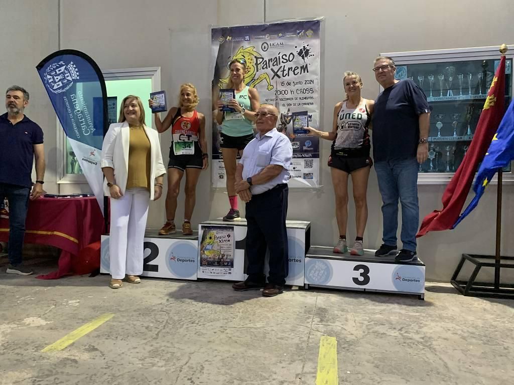 Entrega de premios del Cross Paraíso Xtreme